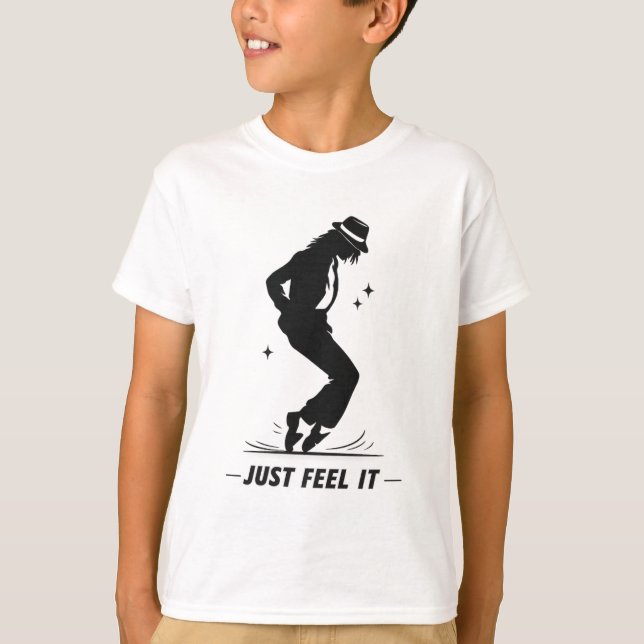 Just Feel It  Dancing  Kids T-Shirt (Front)