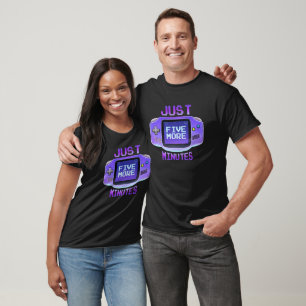 Just Five More Minutes Gamer Retro Gamer Console T-Shirt