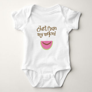 Just Fixin My Melon Girl Baby Bodysuit