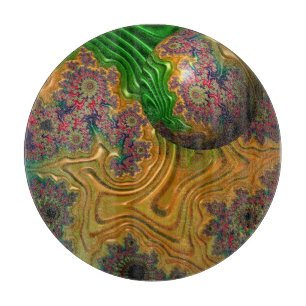 Just Floating By Decorative Glass Chopping Board