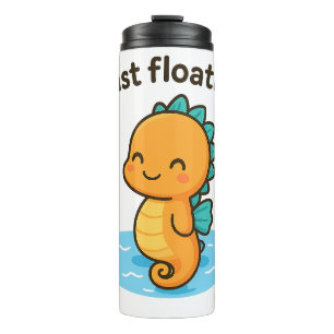 Just Floating – Cute Seahorse  Thermal Tumbler