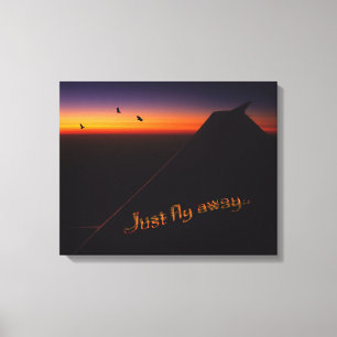 Just Fly Away Canvas Print