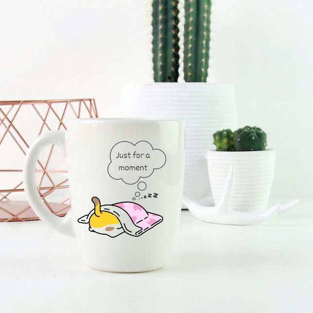 "Just for a Moment" Cat Mug (Creator Uploaded)