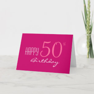 Just for Her 50th Birthday Card