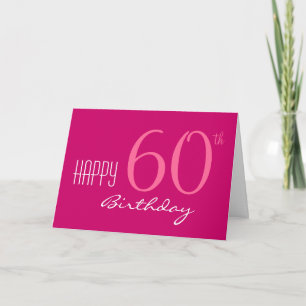 Just for Her 60th Birthday Card