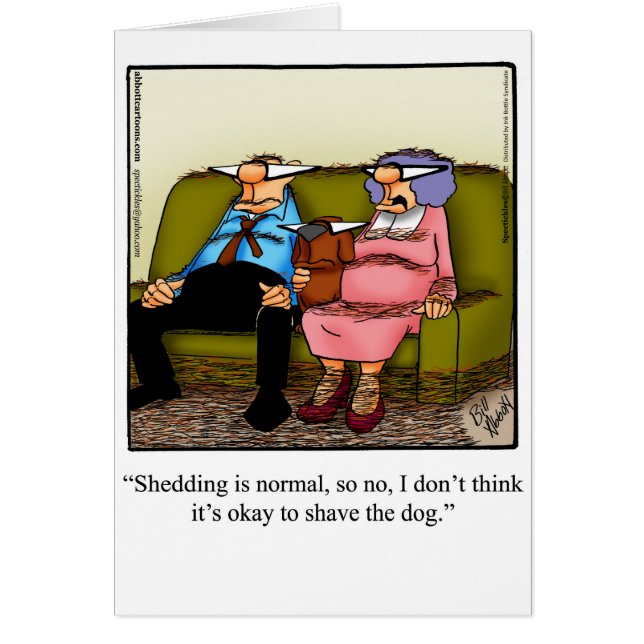 Just For Laughs Pet Humour Card (Front)