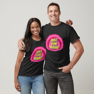 Just For Today Geode 12 Step AA Recovery Slogan T-Shirt