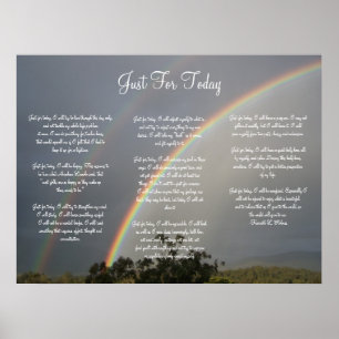 Just for today poster