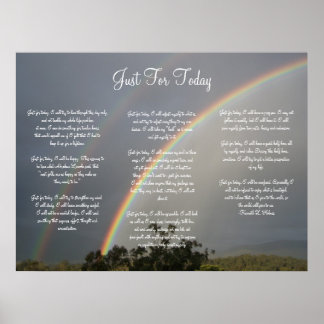 Just for today poster