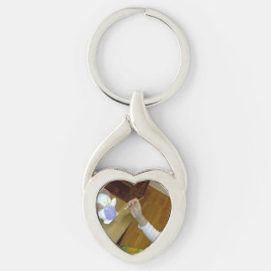 Just For You Heart Keychain by RoseWrites