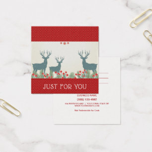 Just For You Rustic Deer Gift Card Certificate