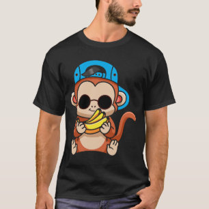 Just Freaking Love Monkeys And Bananas Sunglasses  T-Shirt