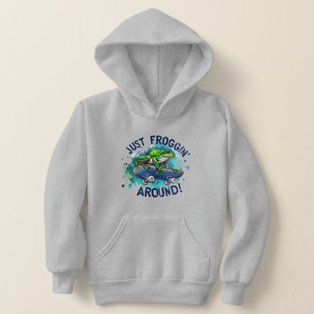  🐸 Just Froggin’ Around – Fun & Playful Tee (Laydown)