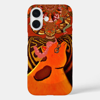 Just Funny Giraffe image design iPhone 16 Case
