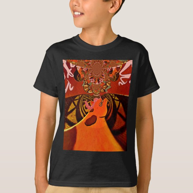 Just Funny Giraffe image design T-Shirt (Front)