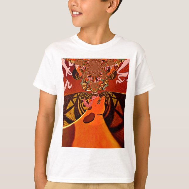 Just Funny Giraffe image design T-Shirt (Front)