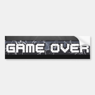Just Game Over Bumper Sticker