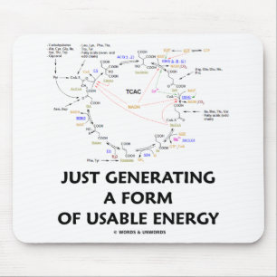 Just Generating A Form Of Useable Energy (Krebs) Mouse Mat