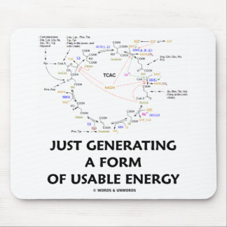 Just Generating A Form Of Useable Energy (Krebs) Mouse Mat
