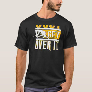 Just Get Over It Backprint Track And Field High Ju T-Shirt