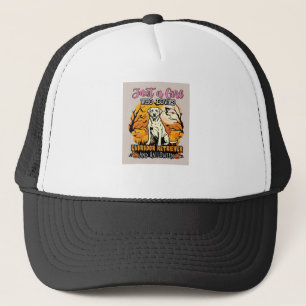 Just Girl Who Loves Labrador Retriever Halloween W Trucker Hat
