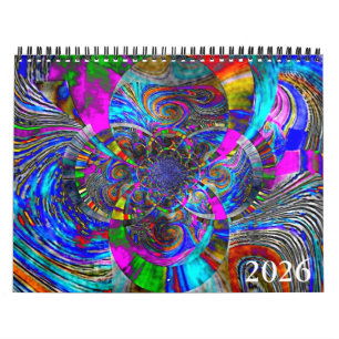 "Just Give Me Color" (Two Page) 2026 Calendar