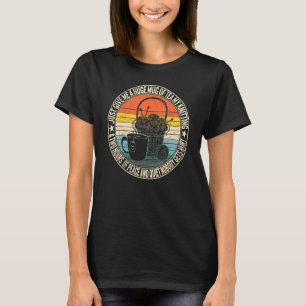 Just Give Me Tea My Knitting Two Hours Of Peace Wo T-Shirt