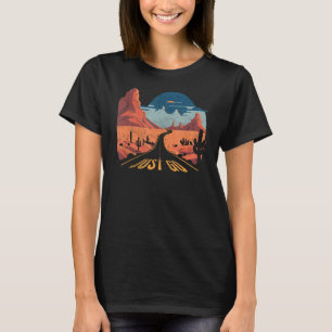 Just Go Driving Adventure Wanderlust Desert Journe T-Shirt