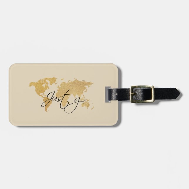 Just go luggage tag (Front Horizontal)