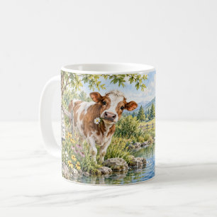 Just Go with the Flow Cow Mug