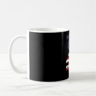 Just Gonna Send It America Flag Snowmobile Coffee Mug