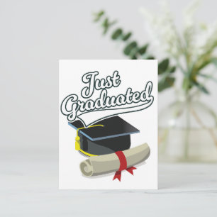 Just Graduated!  Holiday Postcard