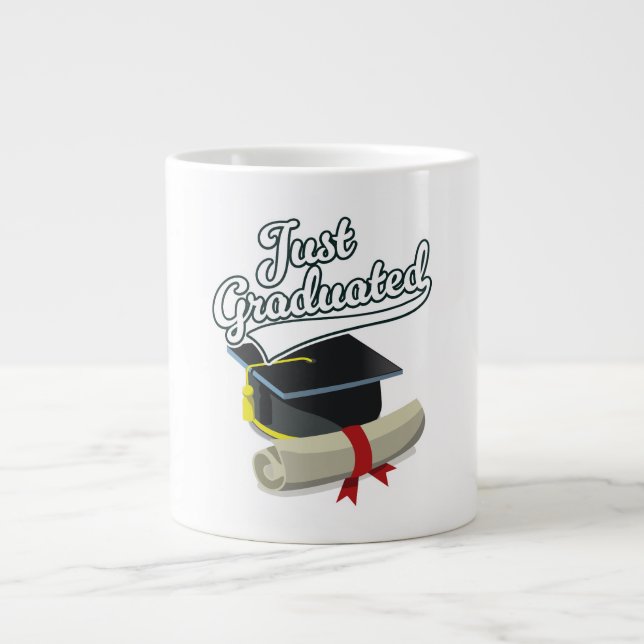 Just Graduated!  Large Coffee Mug (Front)