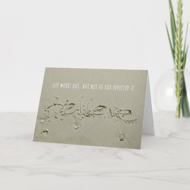 JUST Greeting Card (Front)