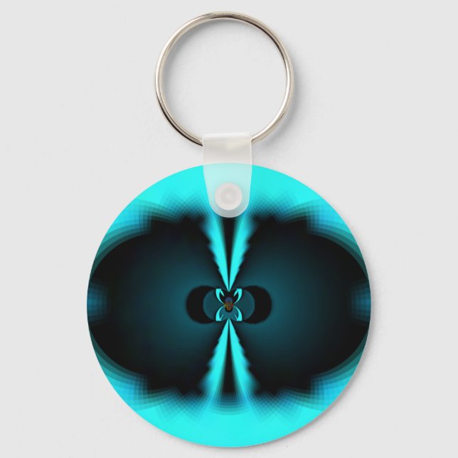 Just Hakuna Matata Gifts in Blue Key Ring (Front)
