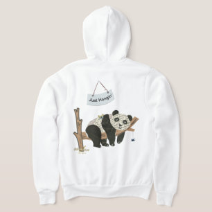 Just Hangin' Hoodie by Poet Adiela Akoo