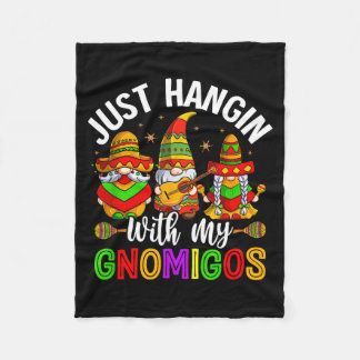 Just hangin with my gnomigos fleece blanket