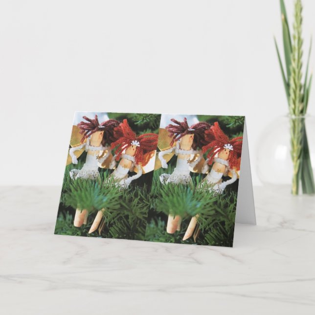 **JUST HANGING OUT TO SAY MERRY CHRISTMAS** CARD (Front)