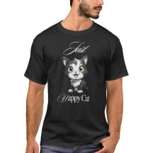 Just Happy Cat T-shirt