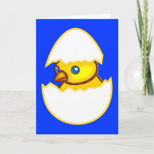 "Just hatched" Birth Announcement Card B2