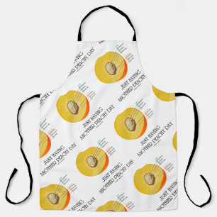 Just Having Another Peachy Day Peach Anatomy Apron