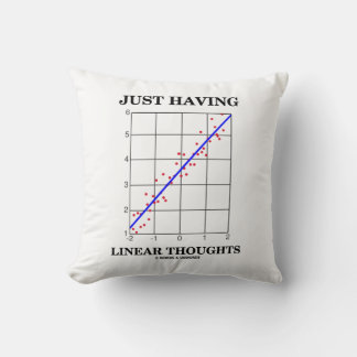 Just Having Linear Thoughts Stats Regression Humou Cushion