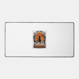 Just Here Boos Halloween Witch Moon Pumpkins_1 Desk Mat