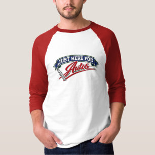 Just Here For Autos Sports Card Collector Design T-Shirt