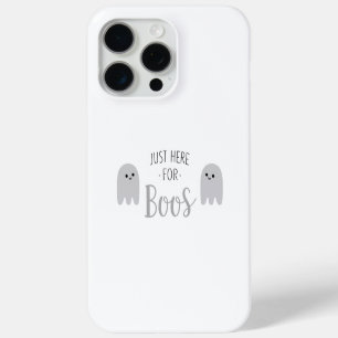 Just Here for Boos Cute Ghost Halloween iPhone 15 Pro Max Case