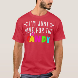Just Here For Candy Easter Egg Bunny Kids 269 T-Shirt
