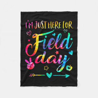 Just Here For Field Day Shirts For Teacher Kids St Fleece Blanket