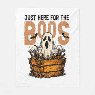 Just Here for the Boos Halloween Fleece Blanket