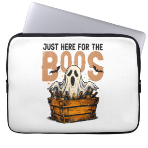 Just Here for the Boos Halloween Laptop Sleeve
