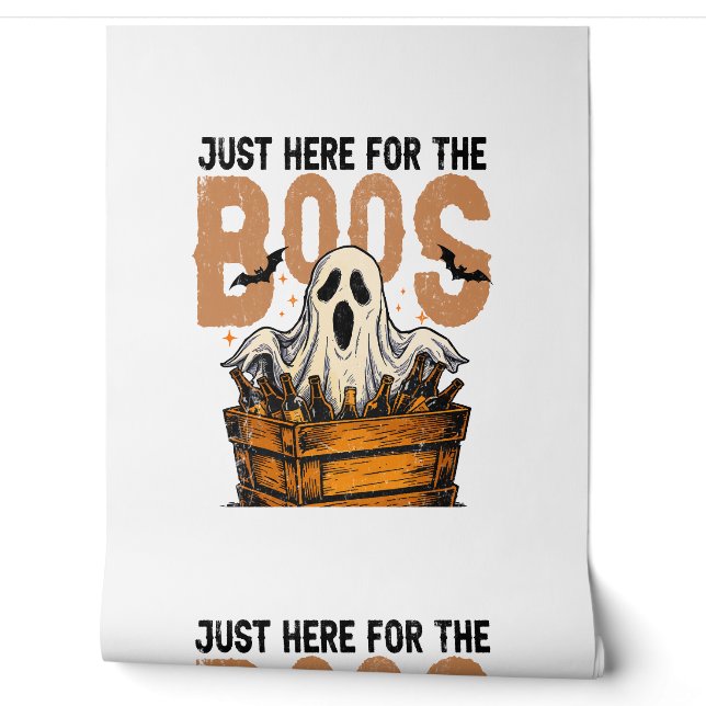 Just Here for the Boos Halloween Wallpaper (Unrolling)